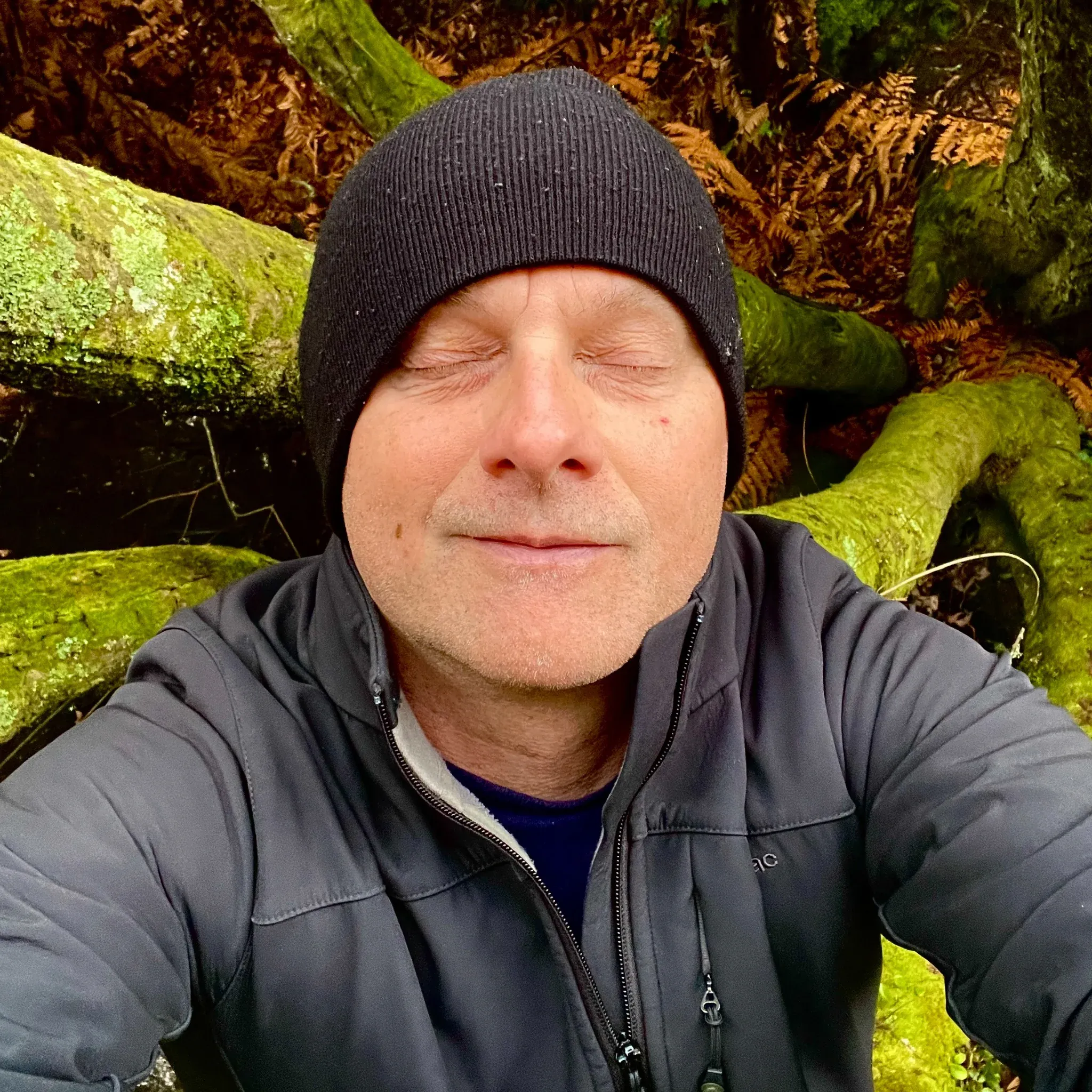Col Salisbury outdoors in the Aotearoa landscape